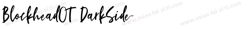 BlockheadOT DarkSide字体转换